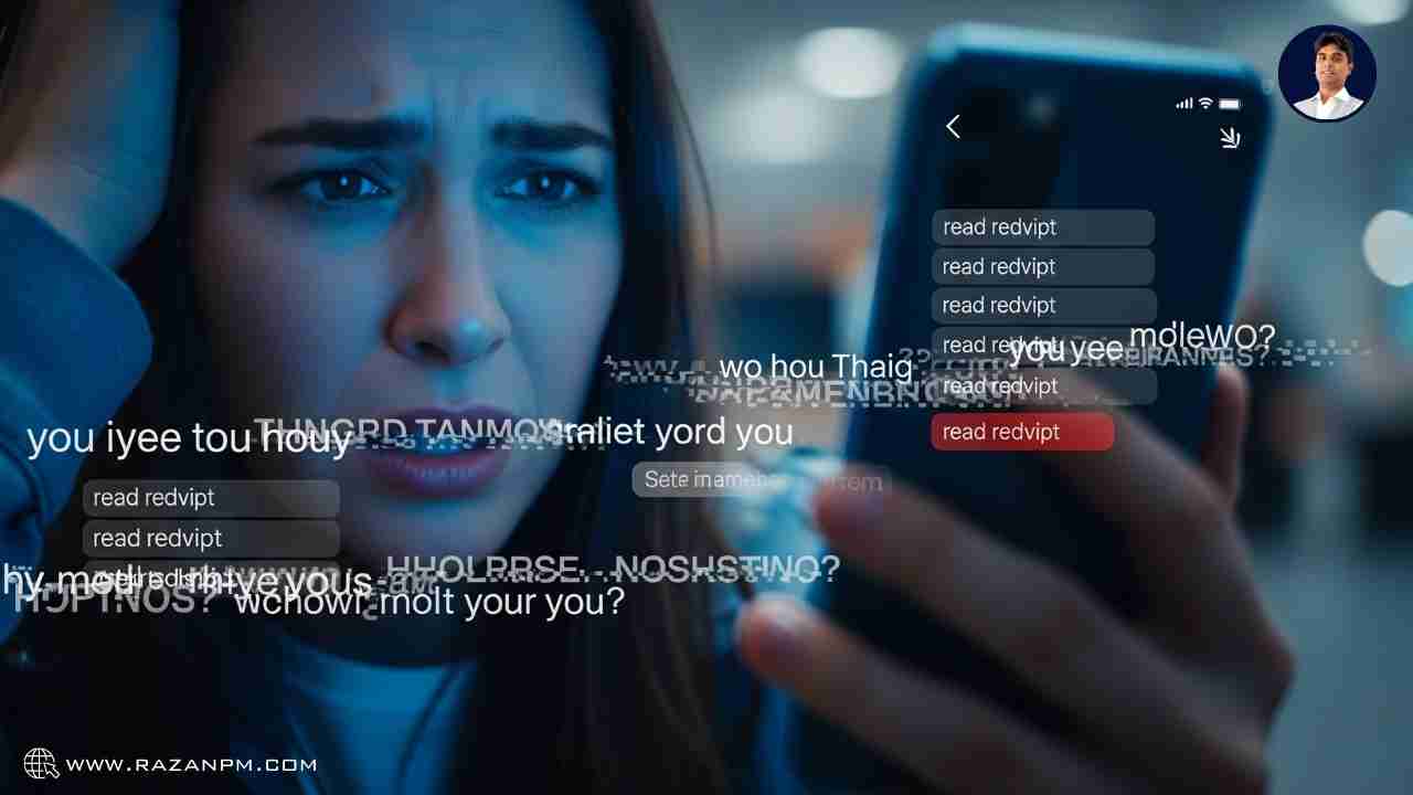 when a text message creates misunderstanding and stress