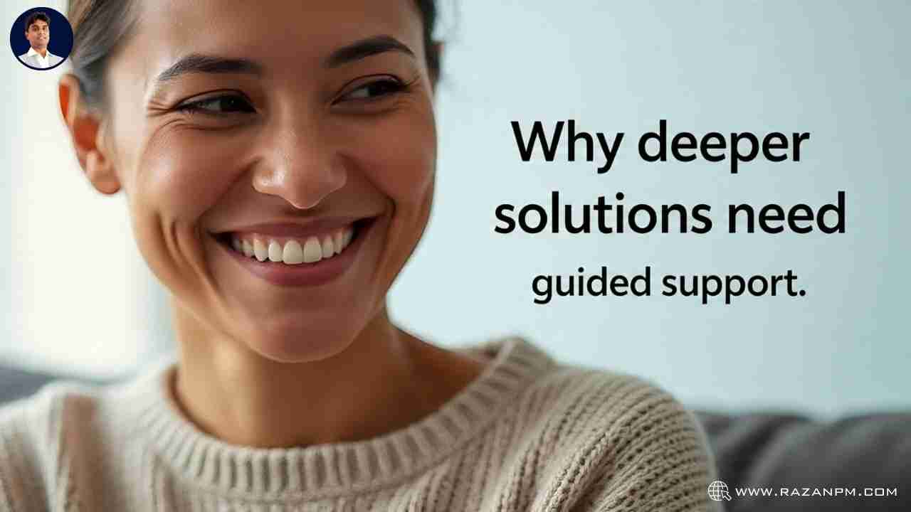 why deeper solutions need guided support