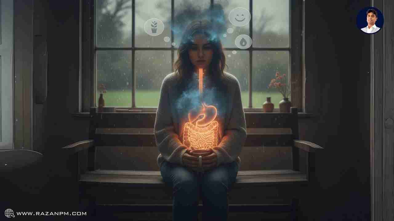 symptoms linking poor digestion to low mood