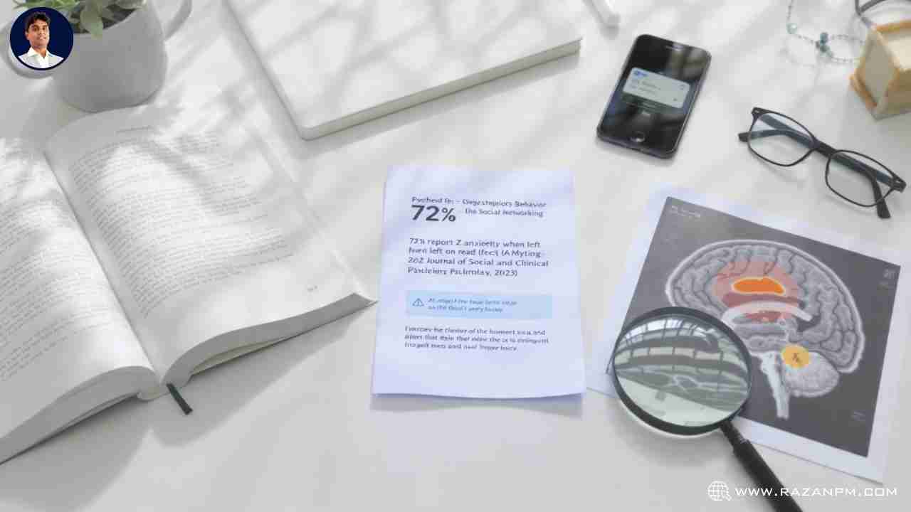 research on left on read emotions